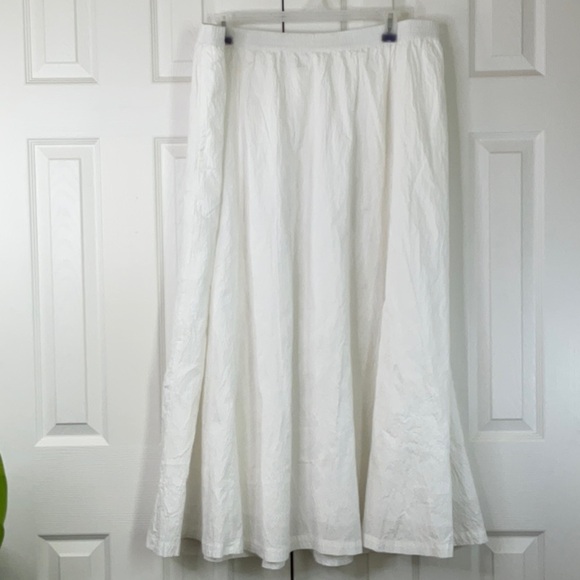 New Day - Women's Maxi Picnic A-Line Skirt - Size 1X White - Picture 2 of 13